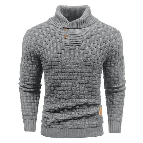 Grey Mens Sweater - Picture 2 of 3